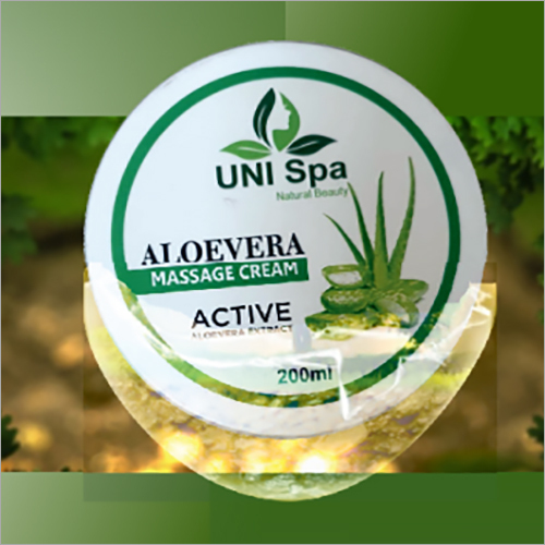 Aloevera Massage Cream - Soothing Formula for All Adults | Nourishing Moisture, Skin Revitalization, Ideal for Men and Women