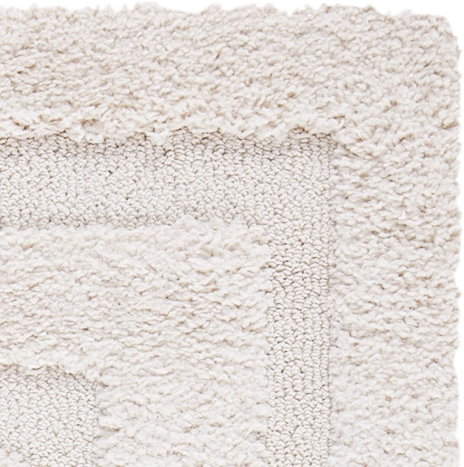 Modern 3d Shaggy Carpet - Backing Material: Jute And Cotton Mix