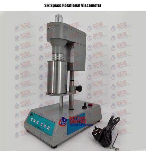 Six Speed Rotational Oil Viscometer For Evaluating The Rheological Properties Of Semi Mud Drilling Fluids
