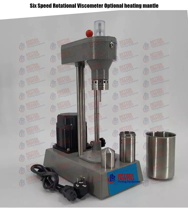 Six Speed Rotational Oil Viscometer For Evaluating The Rheological Properties Of Semi Mud Drilling Fluids