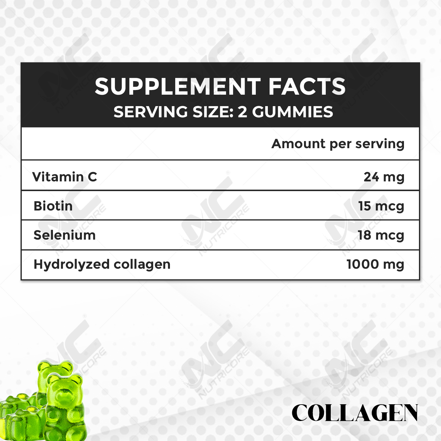Collagen Gummies Efficacy: Promote Nutrition