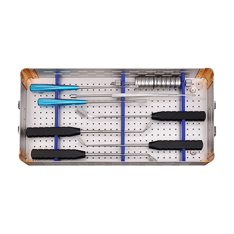 Kidney Shape Fusion Cage Instrument Set - Handle Type: Ergonomic