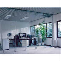 Frameless Office Glass Partitions Height: 6.5 Foot (Ft)