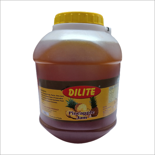 6 Kg Pineapple Jam - Fresh Pineapples & Sugar, Sweet Taste - Ideal For Sandwiches, Cookies, Breads, Tarts, And Pastries