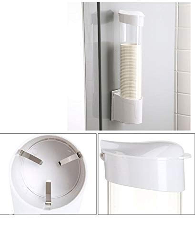 Cup Dispenser - Plastic 39 Cm Height | Transparent Design For Easy Visibility