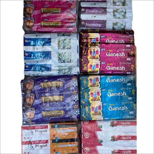 मल्टीकलर खाली अगरबत्ती पाउच