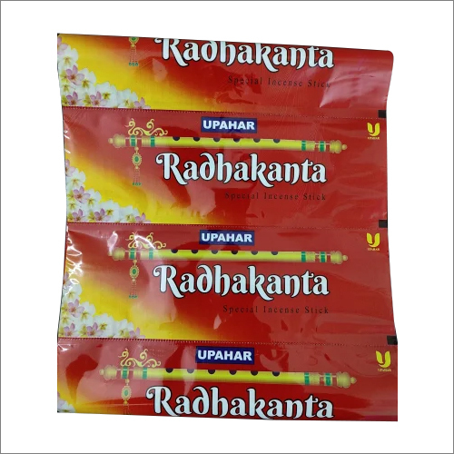 Laminated Incense Sticks Pouch - Aluminium Foil, 38 Microns Thickness, Glossy Finish | Multi-layer Lamination, Rotogravure Printing, Heat Sealed