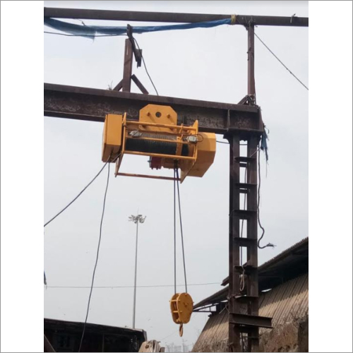 Yellow Electric Trolley Hoist