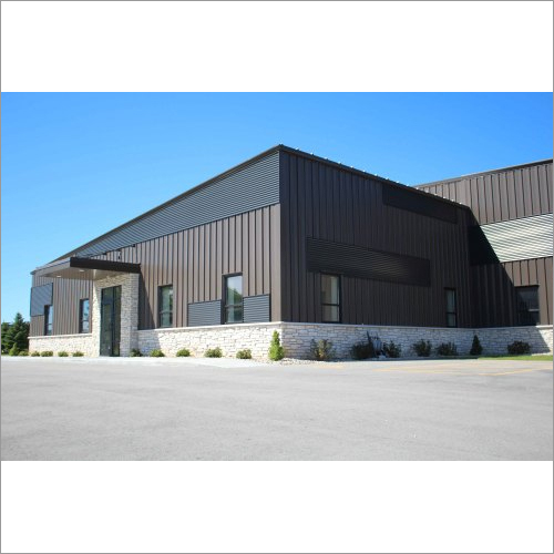 Steel Pre Engineered Steel Building - Steel, Insulated Roof, Vertical Door Style | Elegant, Durable, Easy to Assemble, Anti-Corrosive, Versatile Usage