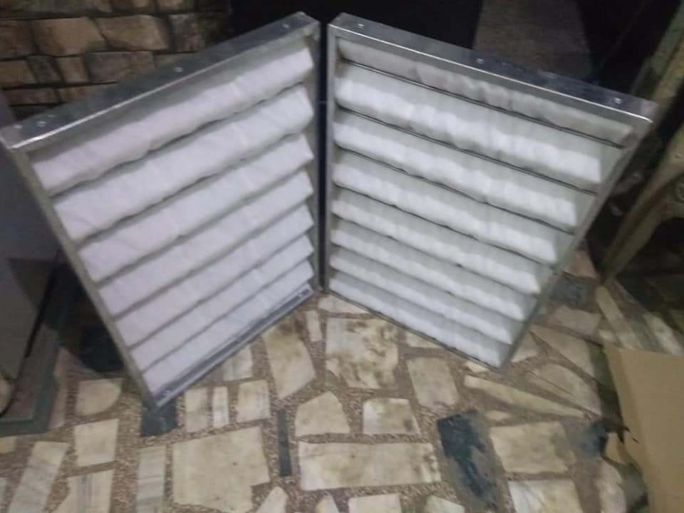 White Pre Filter Aluminum Sheet Frame