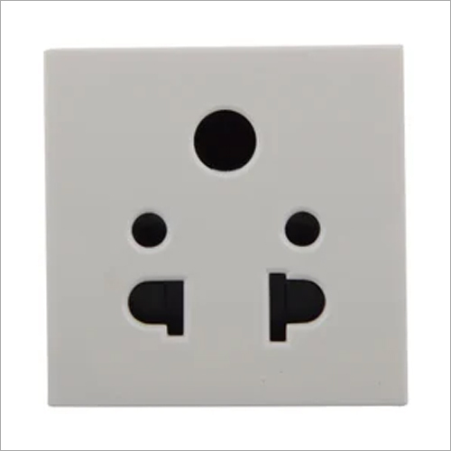 Legrand Arteor Socket - Polycarbonate Material, 230 Volt Max Voltage, White Black Color