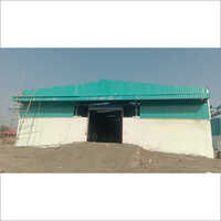 Blue-white Modular Prefabricated Warehouse Shed