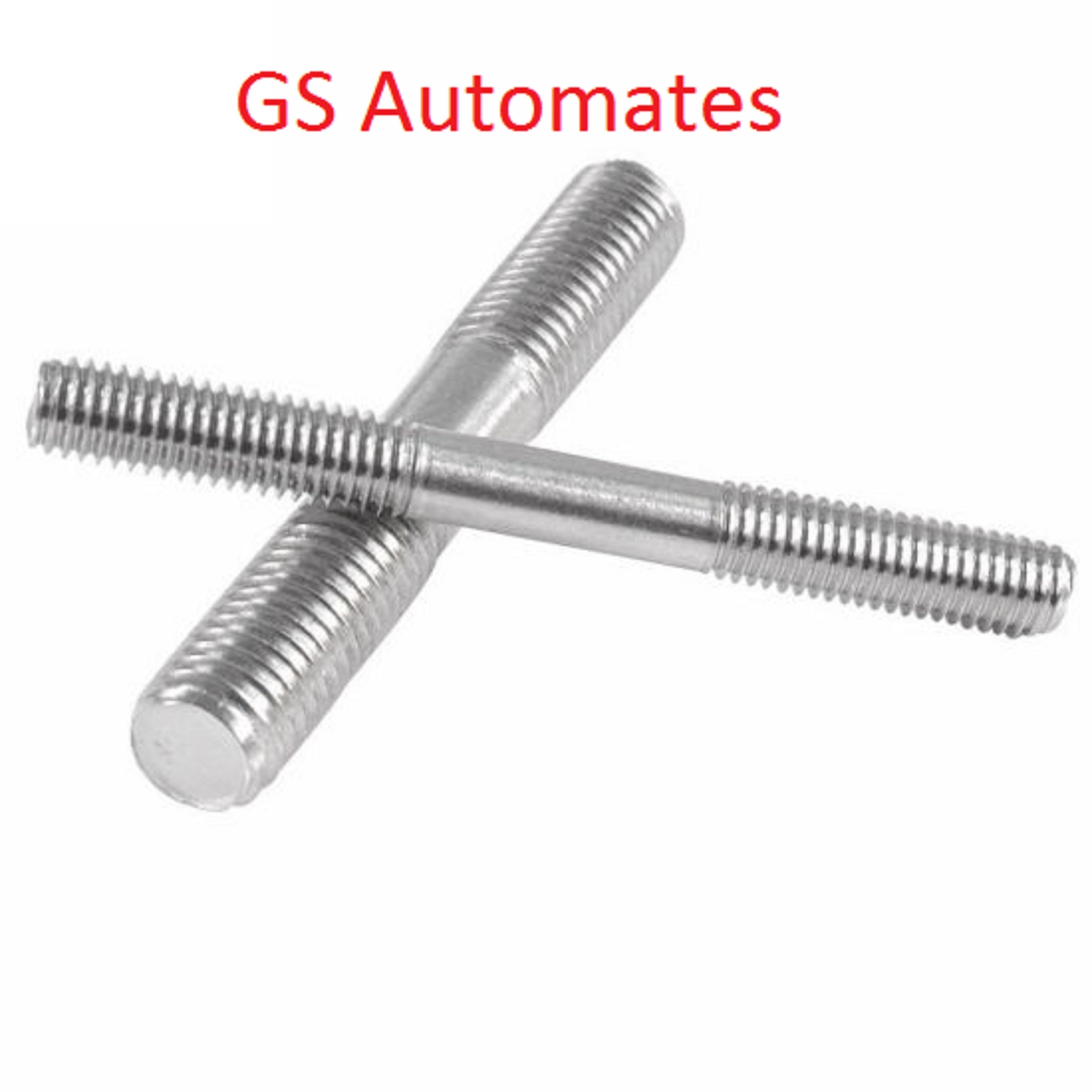 Double End Threaded Stud - Material As Per Requirement, Size As Per Requirement | Color As Per Requirement, Finish As Per Requirement, Surface Treatment: Double Ended