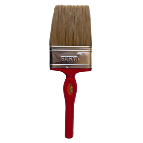 4 इंच मिक्स ब्रिसल वॉल पेंट ब्रश हैंडल सामग्री: लकड़ी