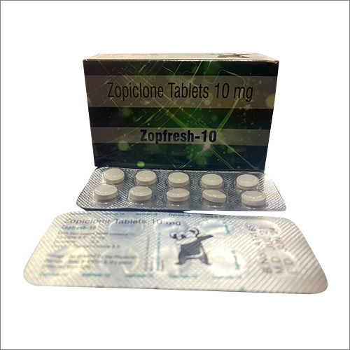 Zopiclone Tablets - 10mg, Sedative-Hypnotic Sleep Aid for Insomnia Relief, Convenient Tablet Form