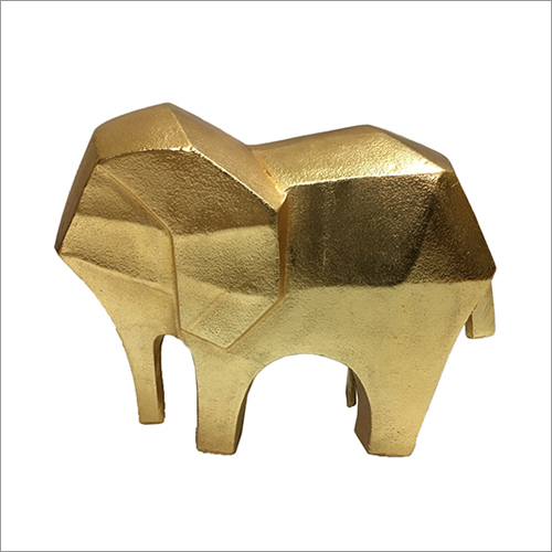 गोल्डन टेबल डेकोरेशन डायनामिक एलीफेंट