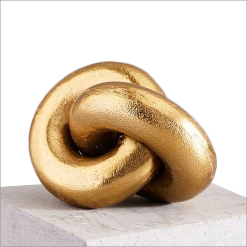 Golden Modern Sculpture
