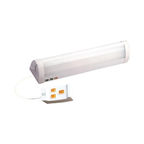Comfort LED - Extruded Aluminium, Off-White Color | PMMA Diffuser, Self-Illuminated Rocker Switches, High Efficiency LEDs