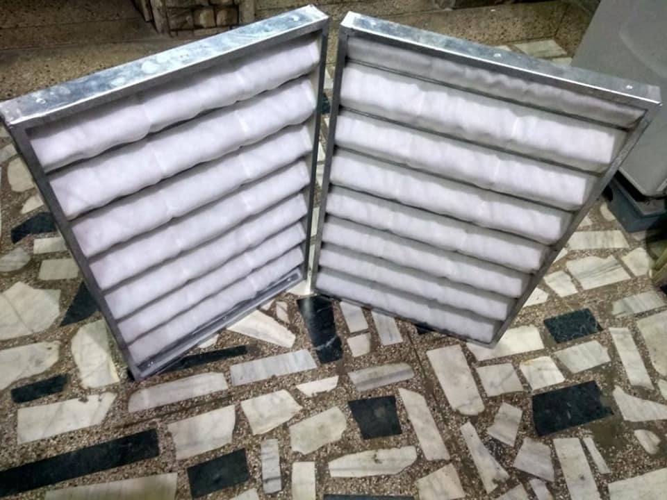 White Pre Filter Gi Sheet Frame