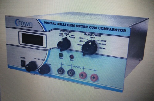 3 1/2 Digit Digital Micro Ohm Meter Cum Comparator Application: Industry