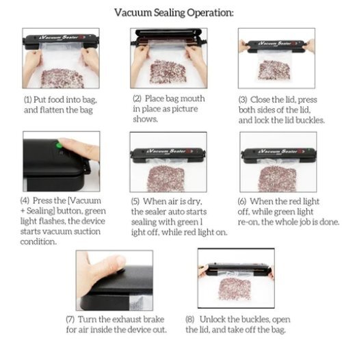 Black Vacuum Sealing Machine