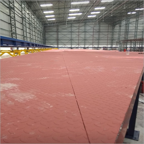 Godown Mezzanine Floor - Steel Frame, 2000x3000mm , Red Coating for Enhanced Visibility and Durability