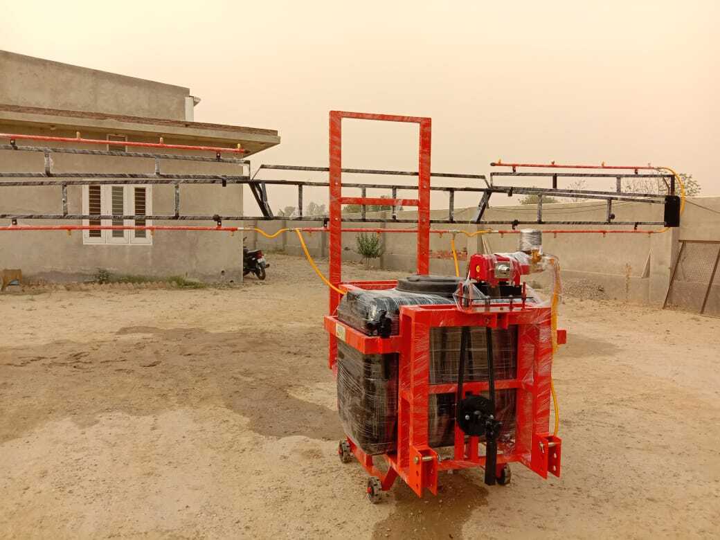 Red Agricultural Sprayer