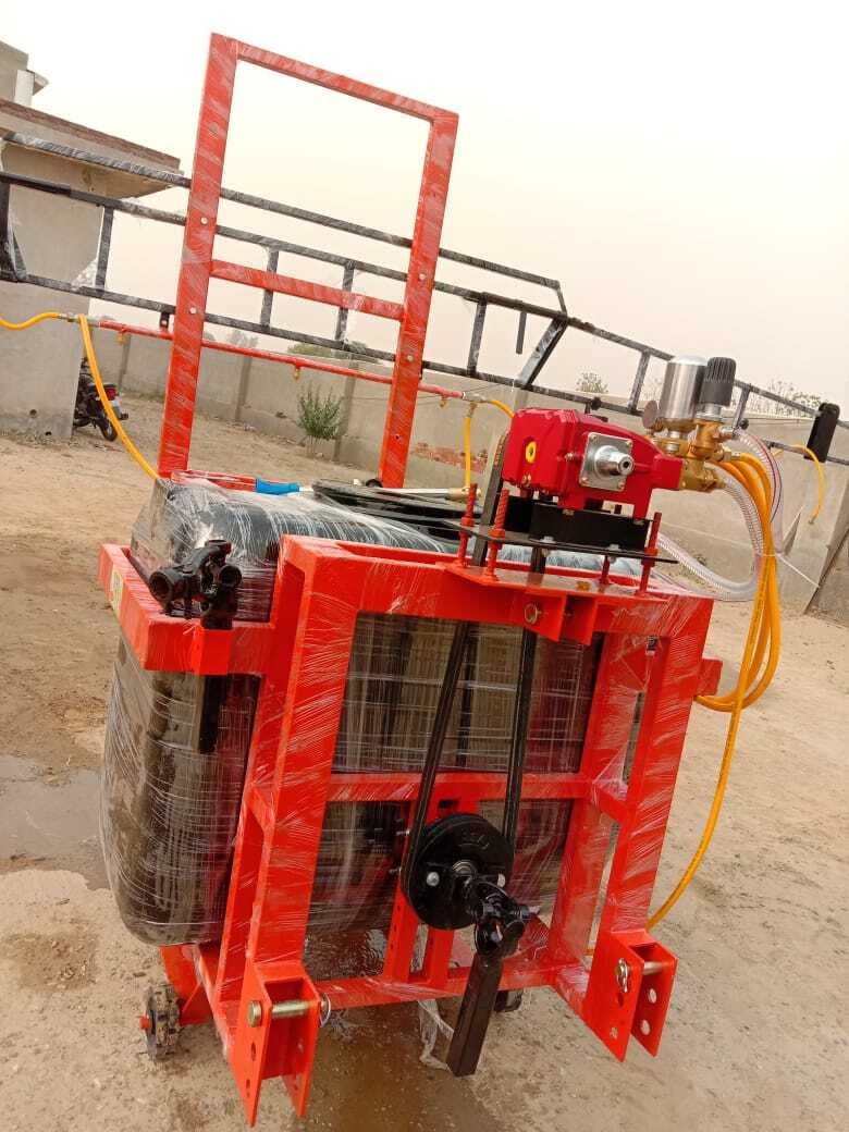 Red Agricultural Sprayer