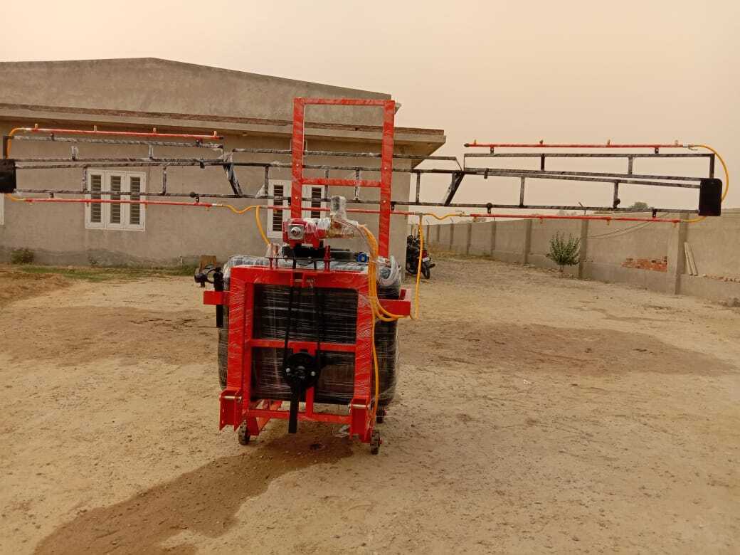 Red Agricultural Sprayer