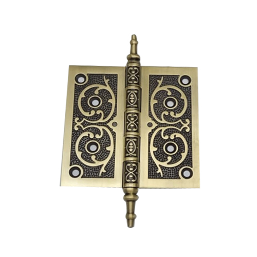 सॉलिड ब्रास स्टीपल डेकोरेटिव हिंज साइज़: 5 इंच
