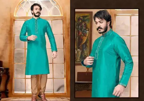 पायजामा कुर्ता सेट के साथ मल्टी कलर पुरुषों का कुर्ता