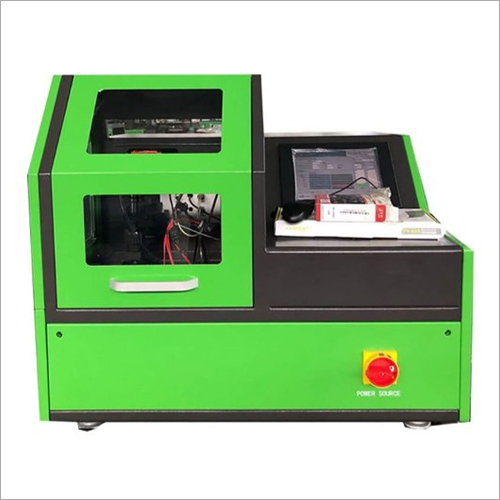 EPS205 Rail Injector Test Bench - 220V AC Power Supply | Stainless Steel, Green Black Color, Automatic Operation