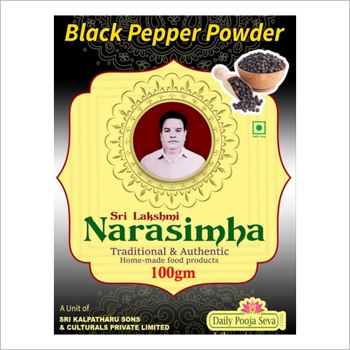 Black Pepper Powder - 1kg Size, Black Color | Spicy Flavor, Powder Form, Store in Cool and Dry Place