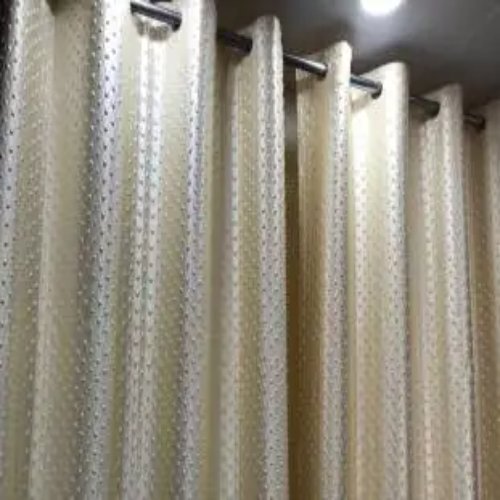 Polka Pattern Window Curtain Application: Home