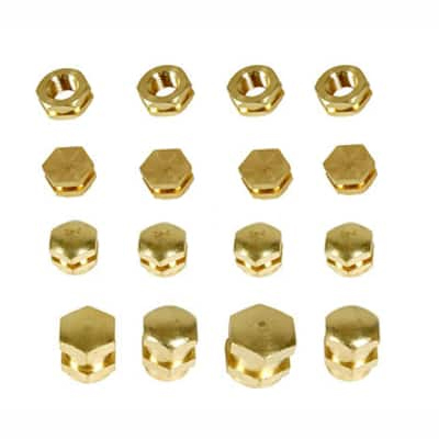 Round Brass Hex Inserts
