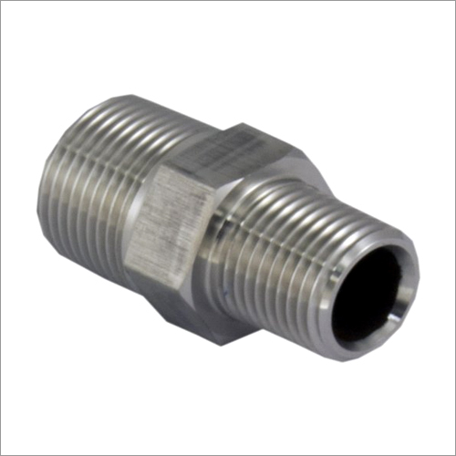 सिल्वर एसएस हेक्स निप्पल