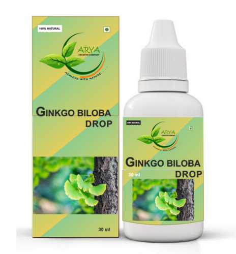 Ginkgo Biloba Drops - 30ML Liquid Herbal Drop, Halal & Kosher Certified | Supports Memory, Cognitive Performance, Concentration, and Mental Clarity