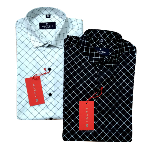 वॉशेबल स्मॉल चेक कॉटन शर्ट