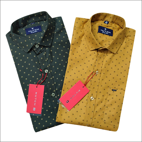 वॉशेबल कैज़ुअल डॉटेड कॉटन शर्ट्स