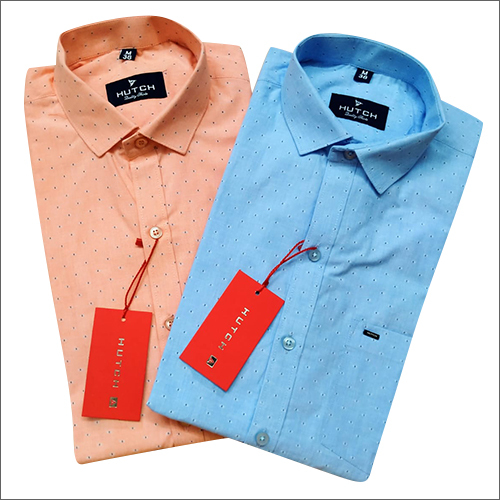 वॉशेबल पोल्का डॉटेड कॉटन शर्ट्स