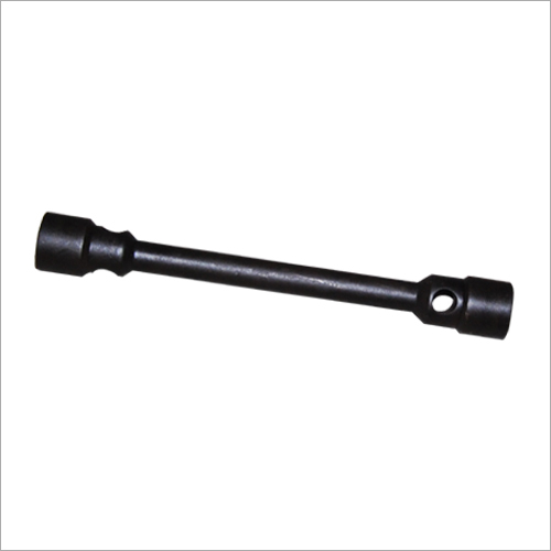Wheel Spanner - Carbon Steel Material, Round Shape, Black Color | Designed for Automobile Use, Easy Torque Application
