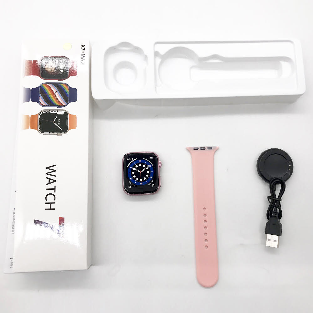 Pink X7 Plus Max Smart Watch (Pink)