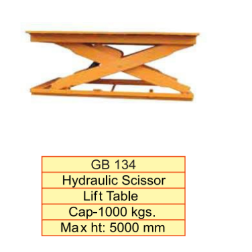 Hydraulic Scissor Lift Table - Attributes: Rust Proof