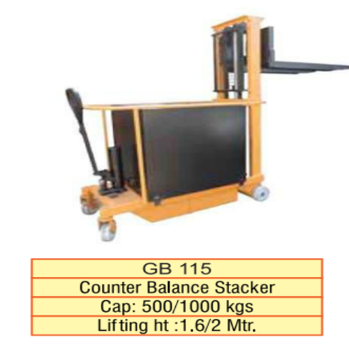 Counter Balance Stacker - Attributes: Easy To Operate