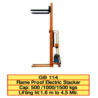 Flame Proof Electric Stacker