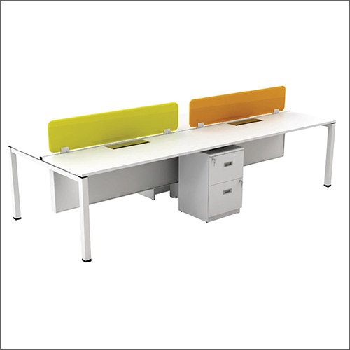 Modern Linear Workstation Carpenter Assembly