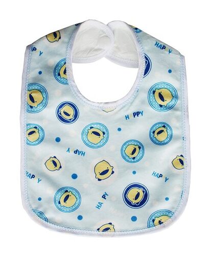 BABY BIBS - Cotton Blend, Medium Size, Waterproof in Pastel Shades | Lightweight, Machine Washable, Suitable for 0-36 Months