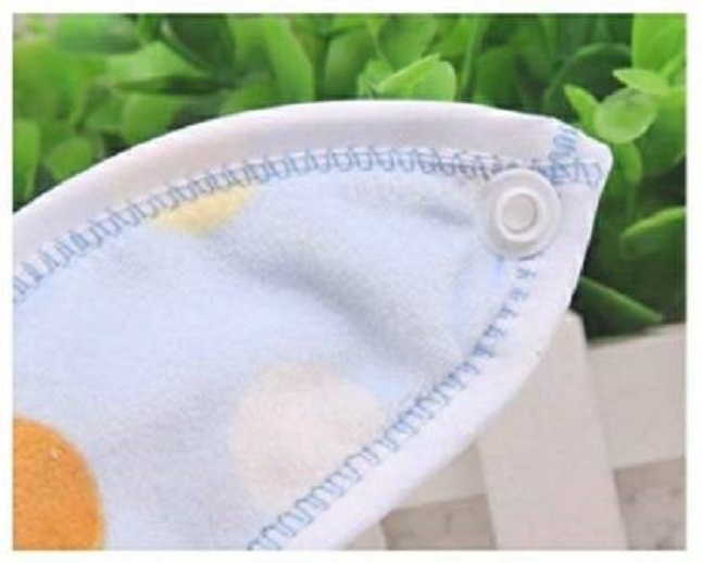 Baby Bibs - Cotton Blend, Medium Size, Waterproof In Pastel Shades | Lightweight, Machine Washable, Suitable For 0-36 Months