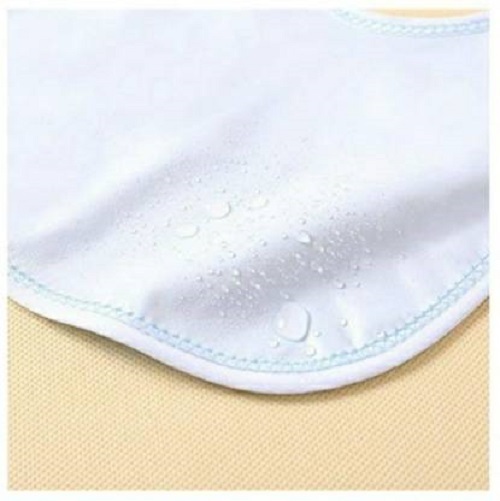 Baby Bibs - Cotton Blend, Medium Size, Waterproof In Pastel Shades | Lightweight, Machine Washable, Suitable For 0-36 Months