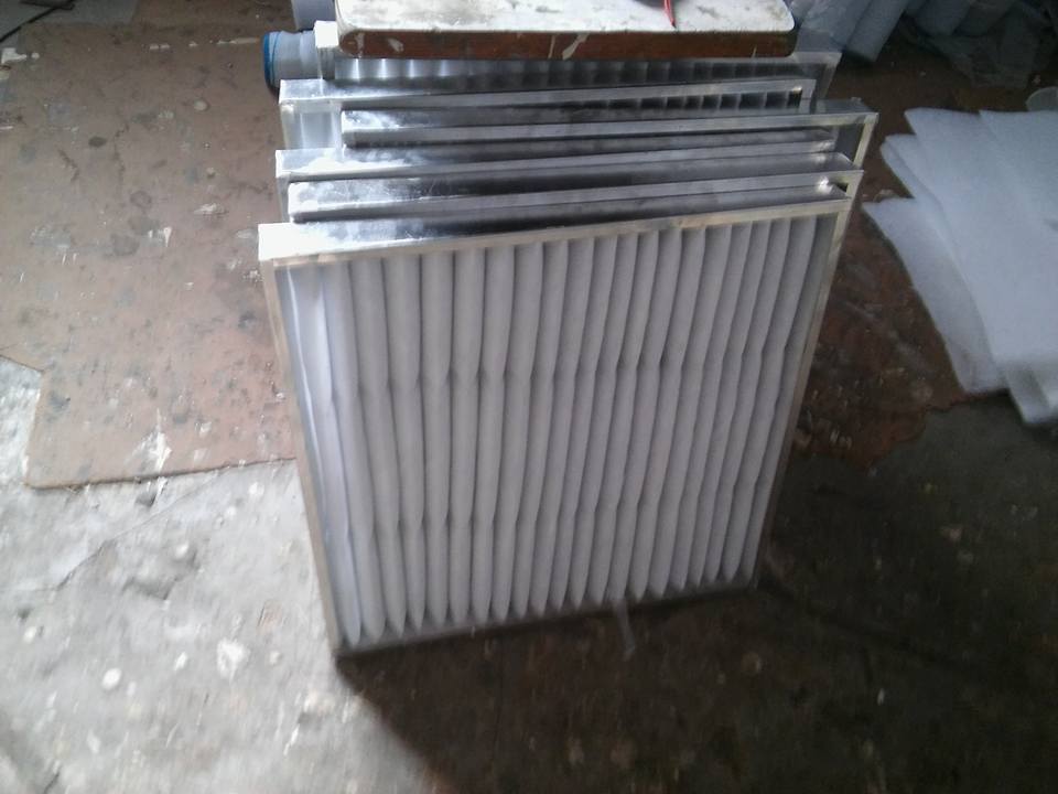 White Panel Microvee Filter